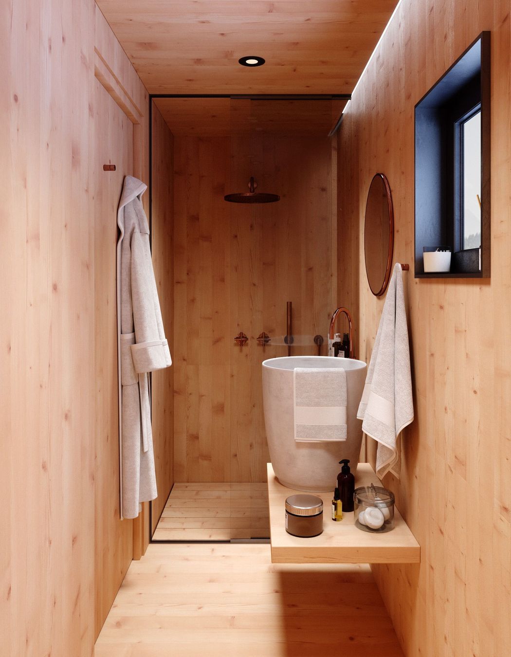 The Mountain Refuge Bathroom