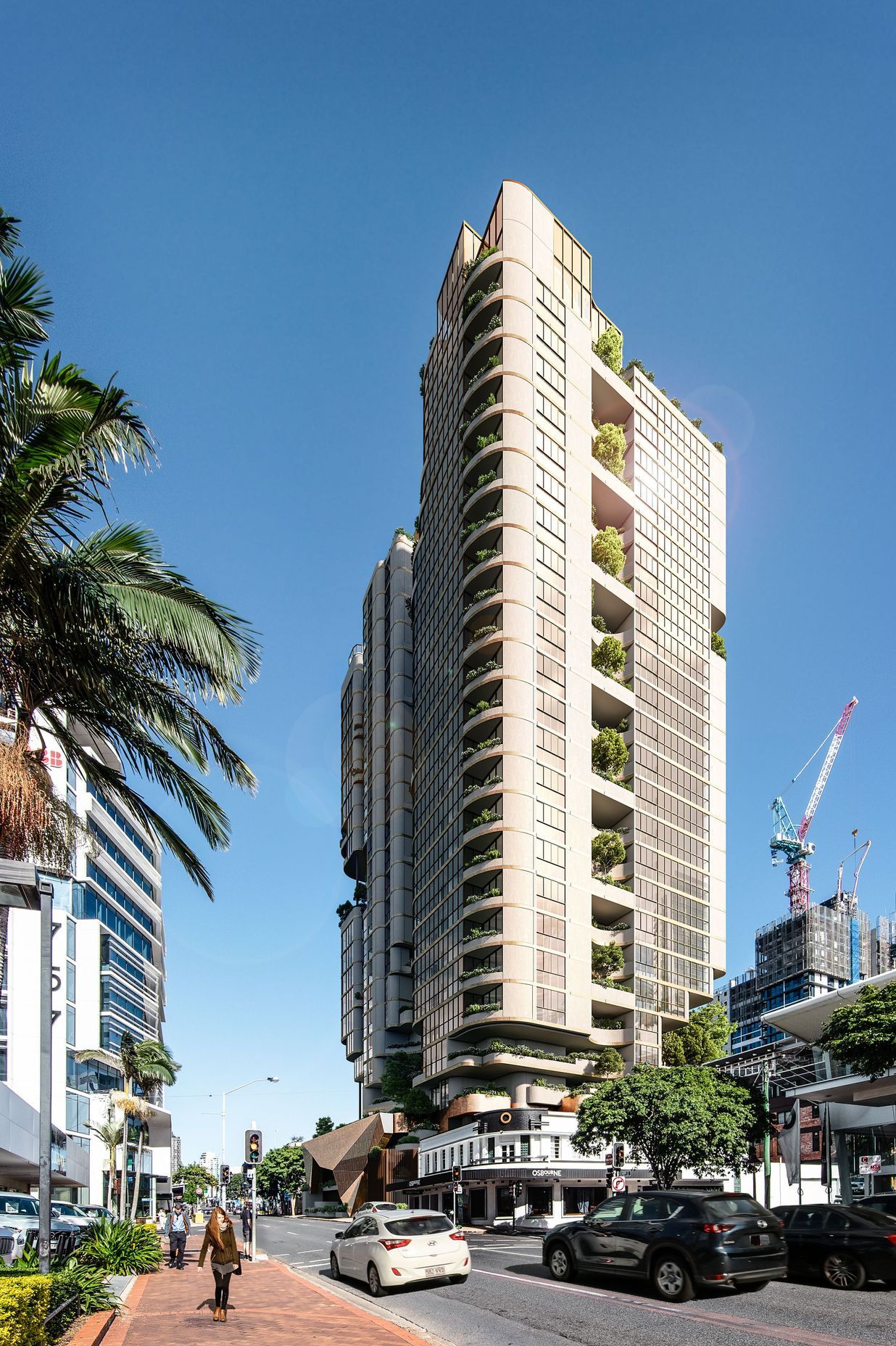 Ann Street Residential Tower by BSPN Architecture ArchiPro AU
