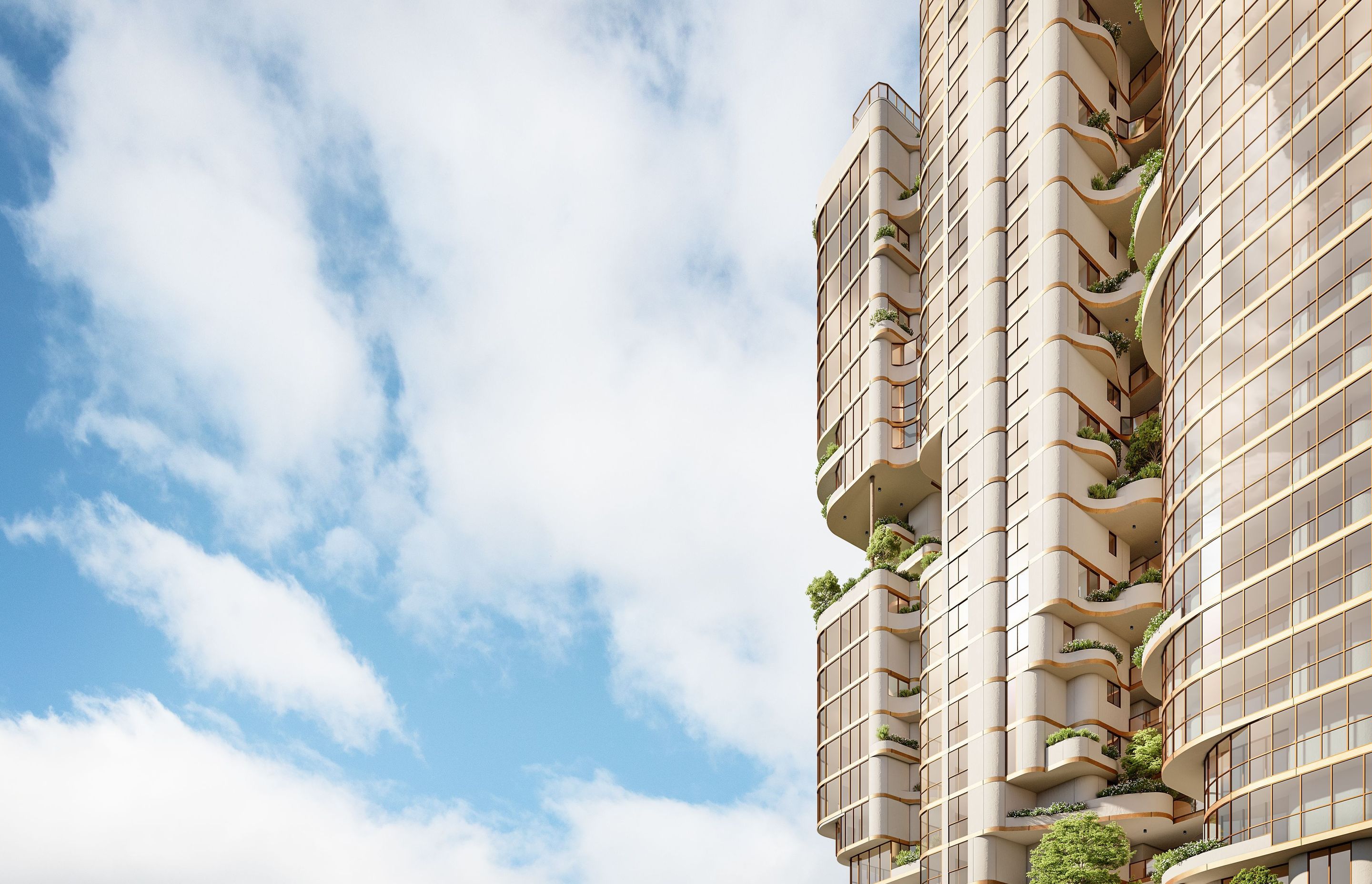 Ann Street Residential Tower by BSPN Architecture ArchiPro AU