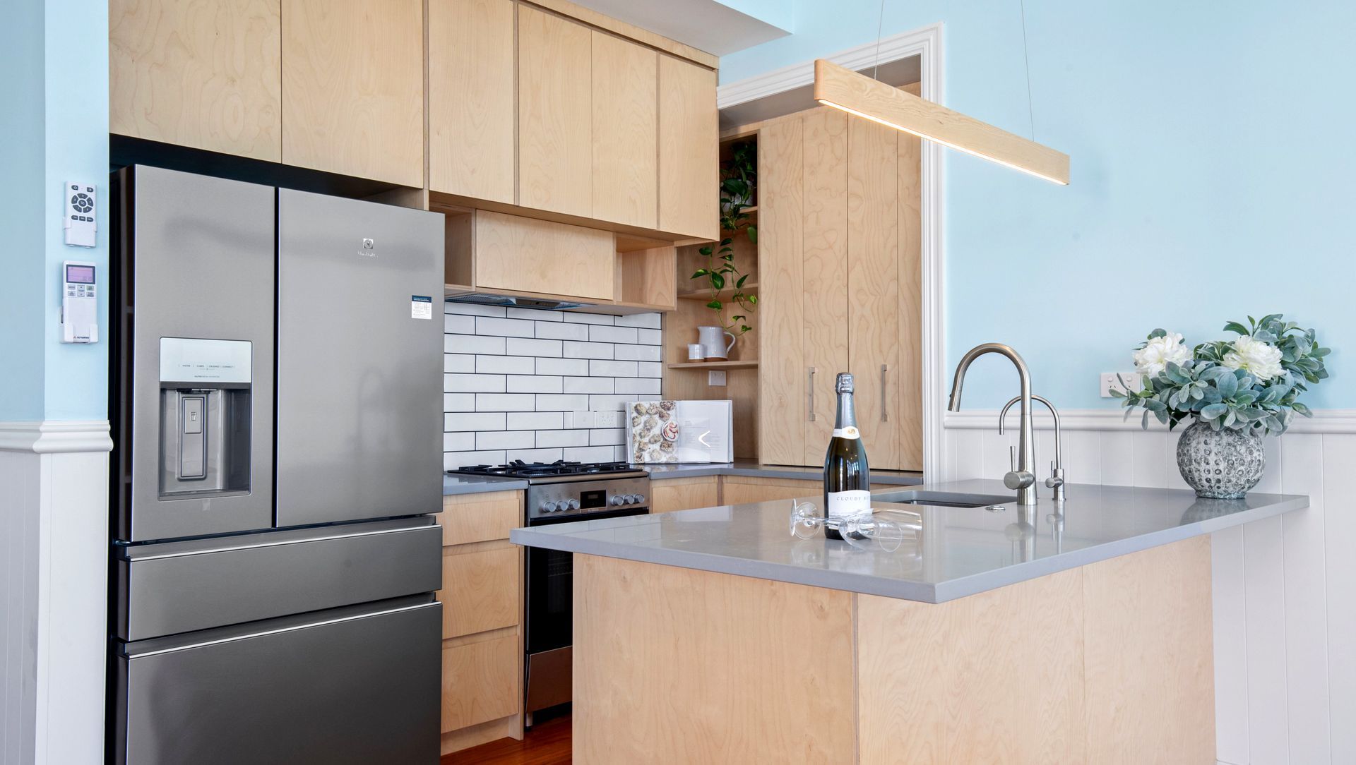 Apartment Plywood Kitchen banner