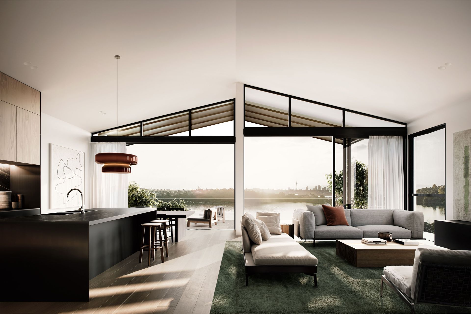 Teal Apartment, Orakei Basin