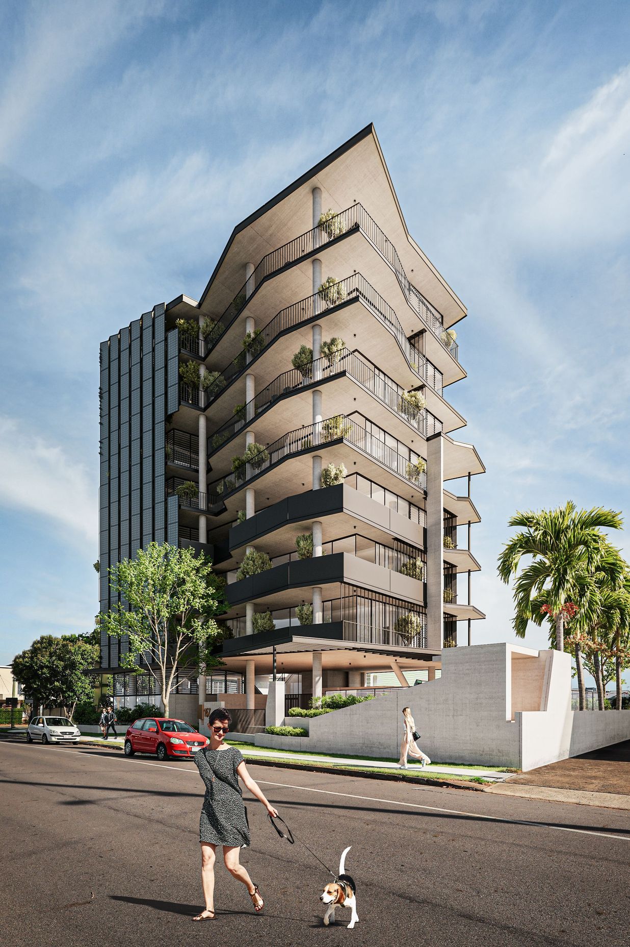 Kangaroo Point Apartments by BSPN Architecture ArchiPro AU