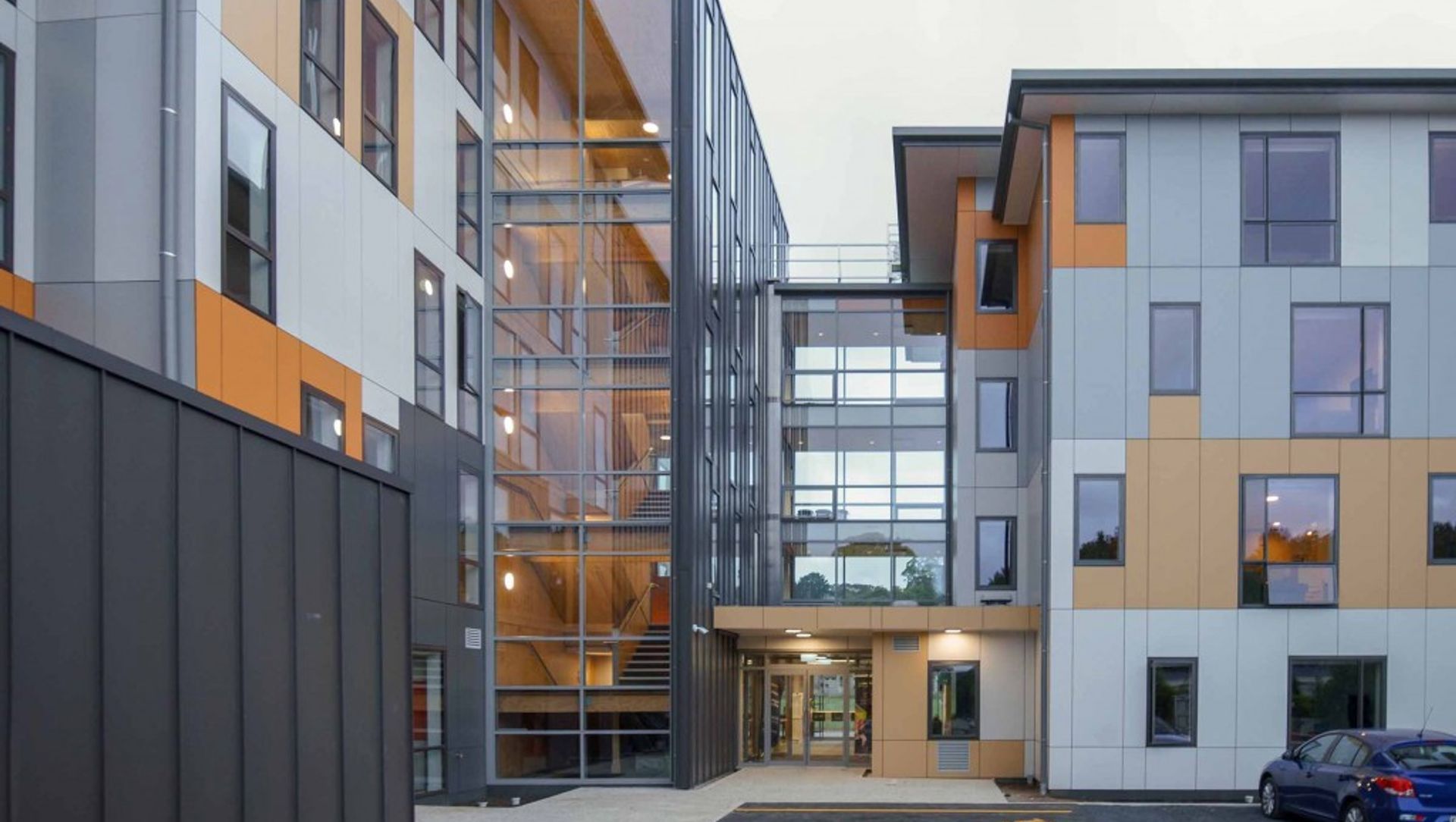 Te Pā Tauira, Otago Polytechnic Student Village banner