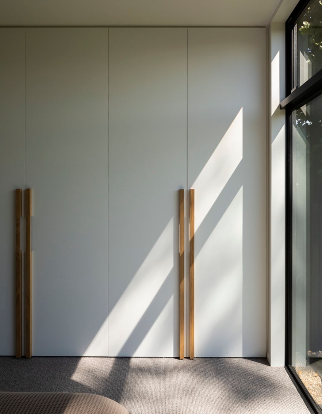 Custom oak handles by Podocarp