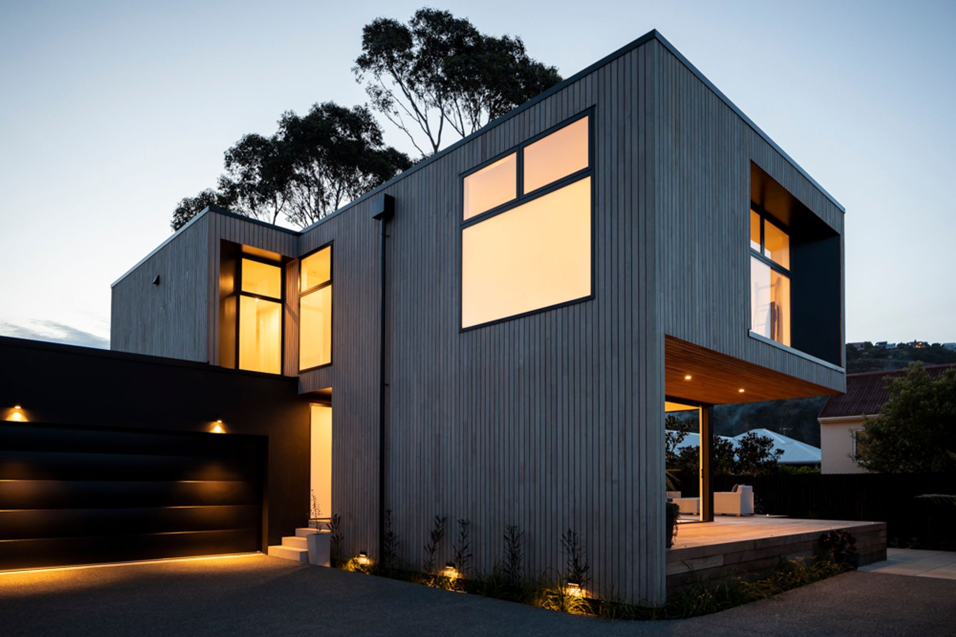 Beech cladding with Dune Dryden Wood Oil
