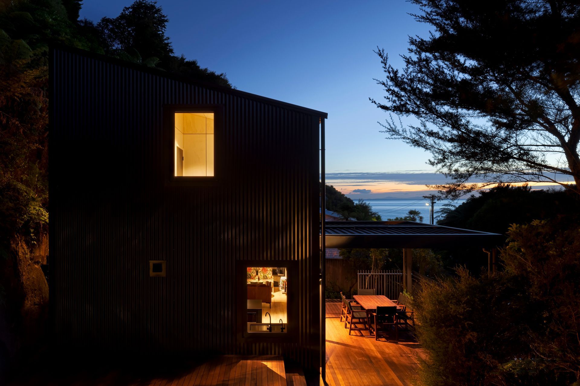 The brief called for a home with open-plan living and access to decks positioned to maximise living space, sun, views and the surrounding environment.