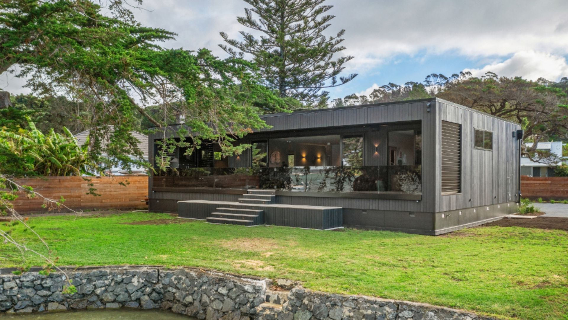 Tram Car Bay House banner