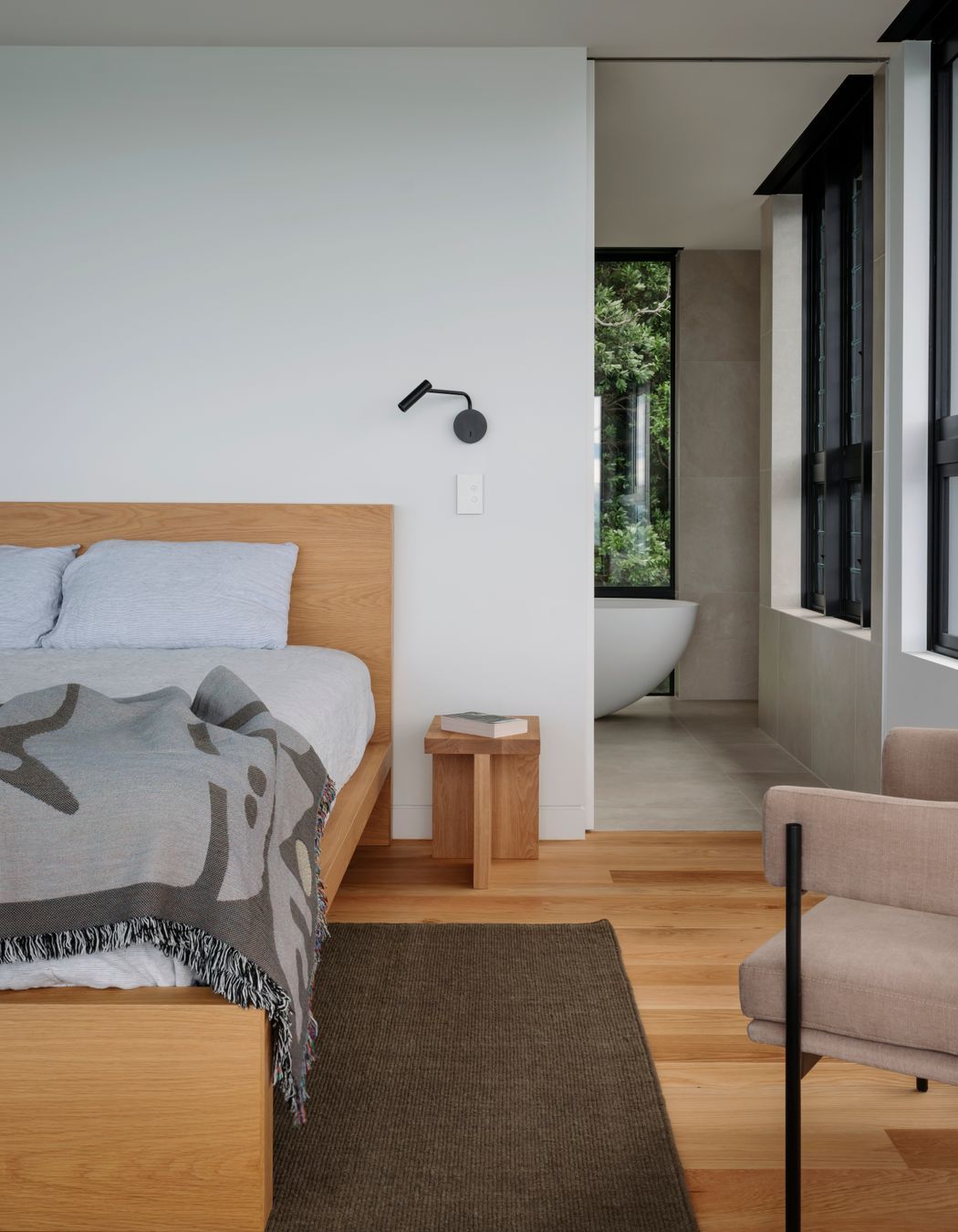 Modern furnished rooms directed towards the sea-costal view outlook.