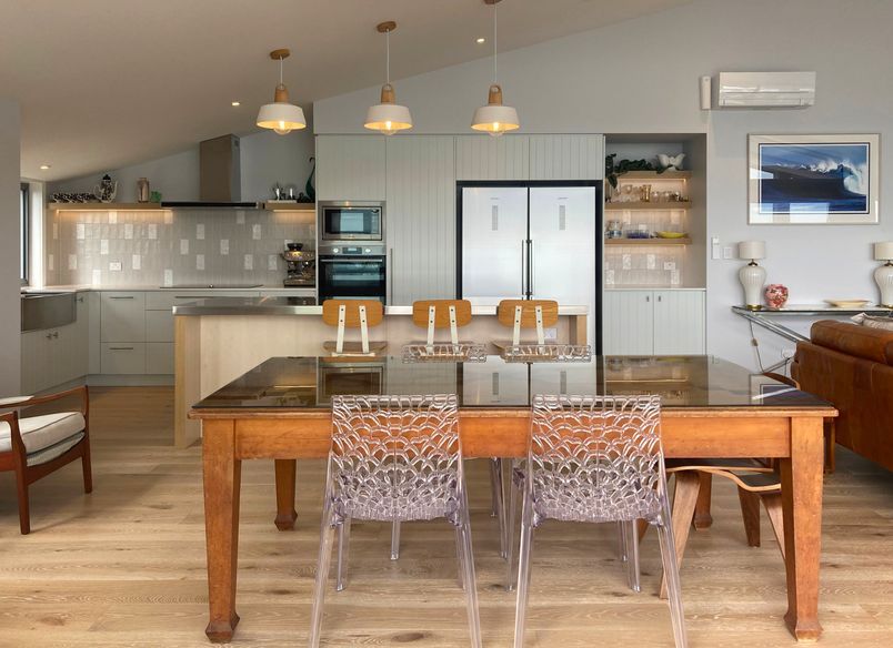 Coastal Style Kitchen with 'V' Groove and Ply Details