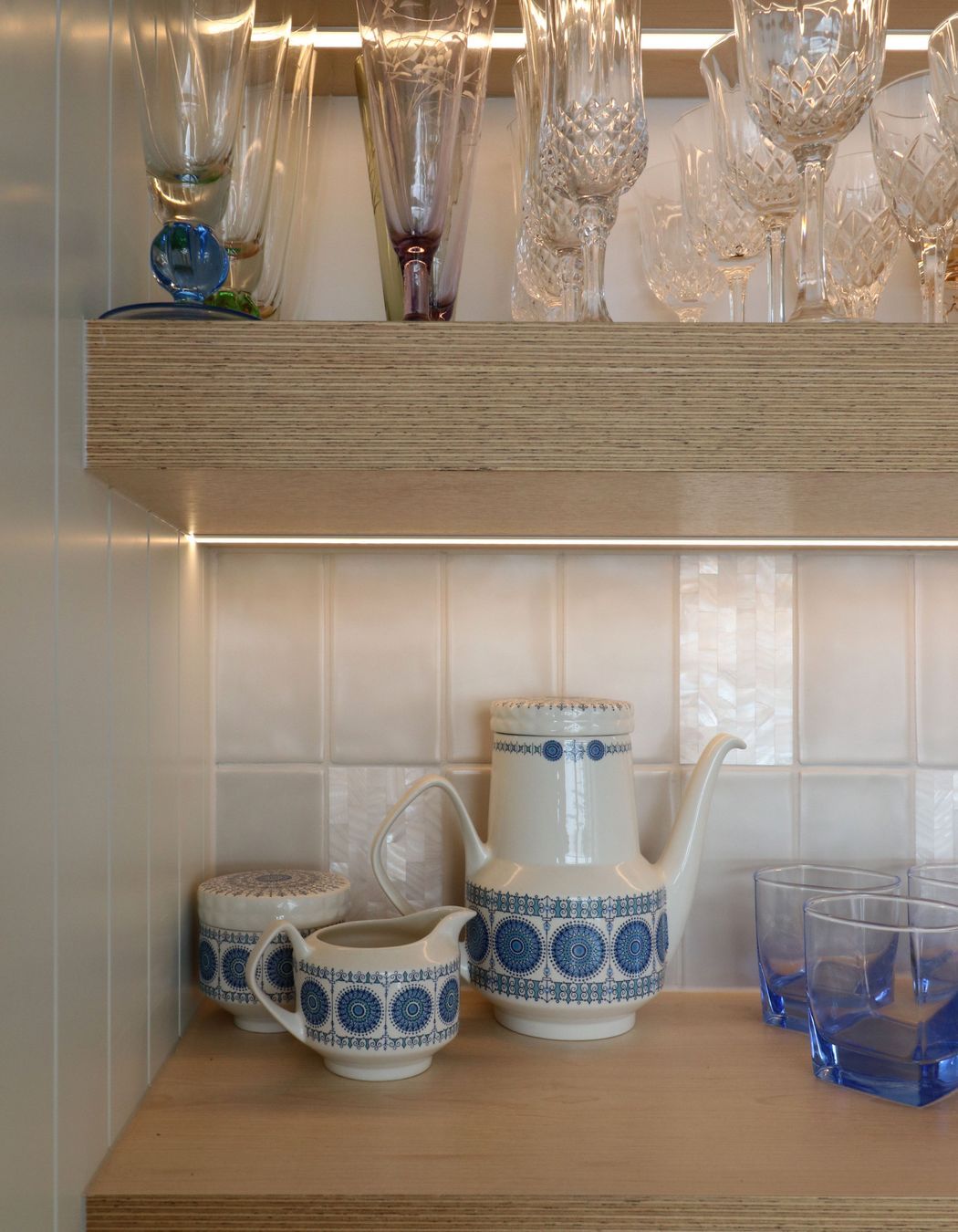 Coastal Style Kitchen with 'V' Groove and Ply Details