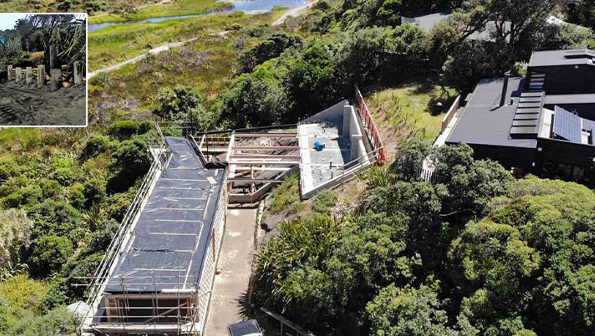 Karekare Beach Residence, Sand Dune Stabilisation banner