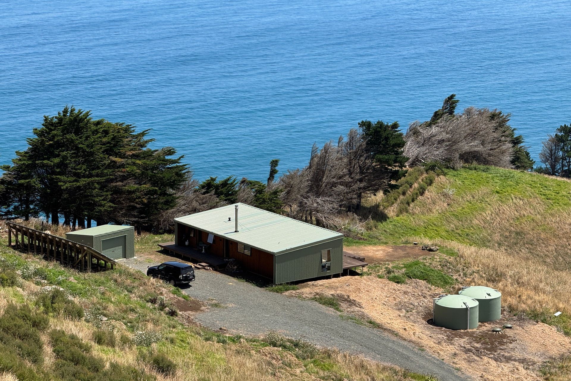 The batch two-bedroom Fox Designer home, where land ends and relaxation begins.