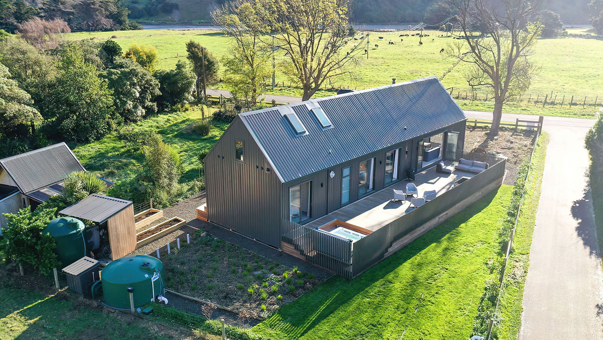 Okains Bay Bach banner