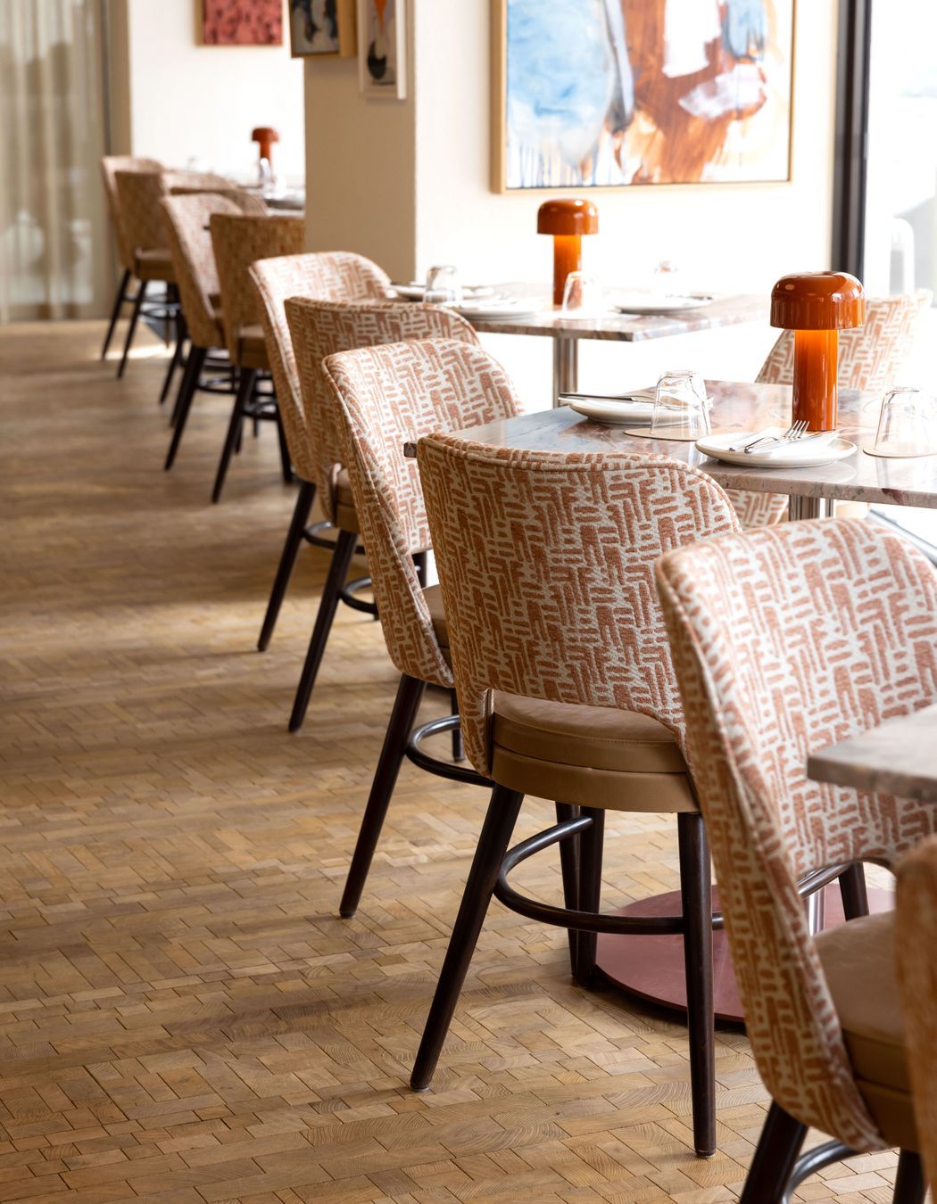 Palmer Bar - Natural Foret Oscar Ono Mosaic Flooring