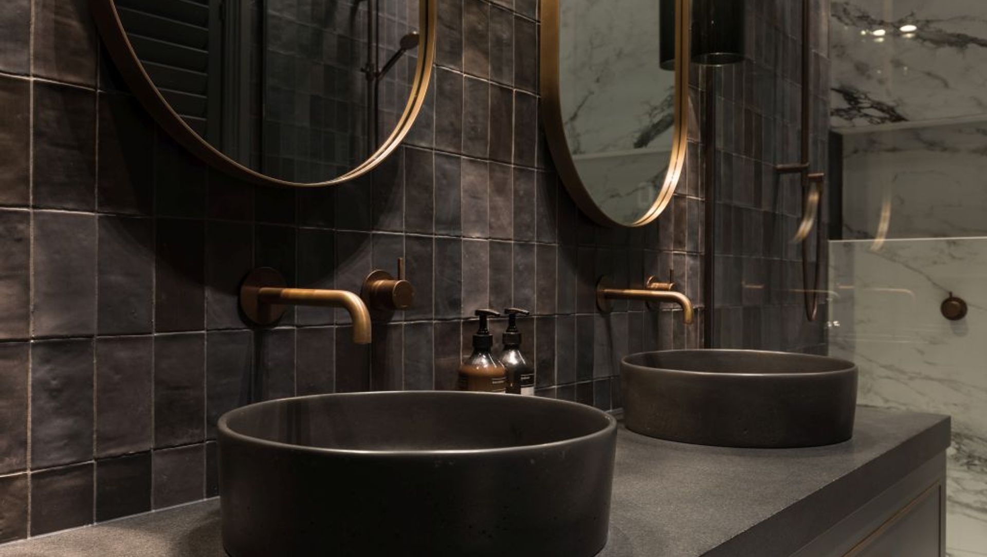 Moody Bathroom banner