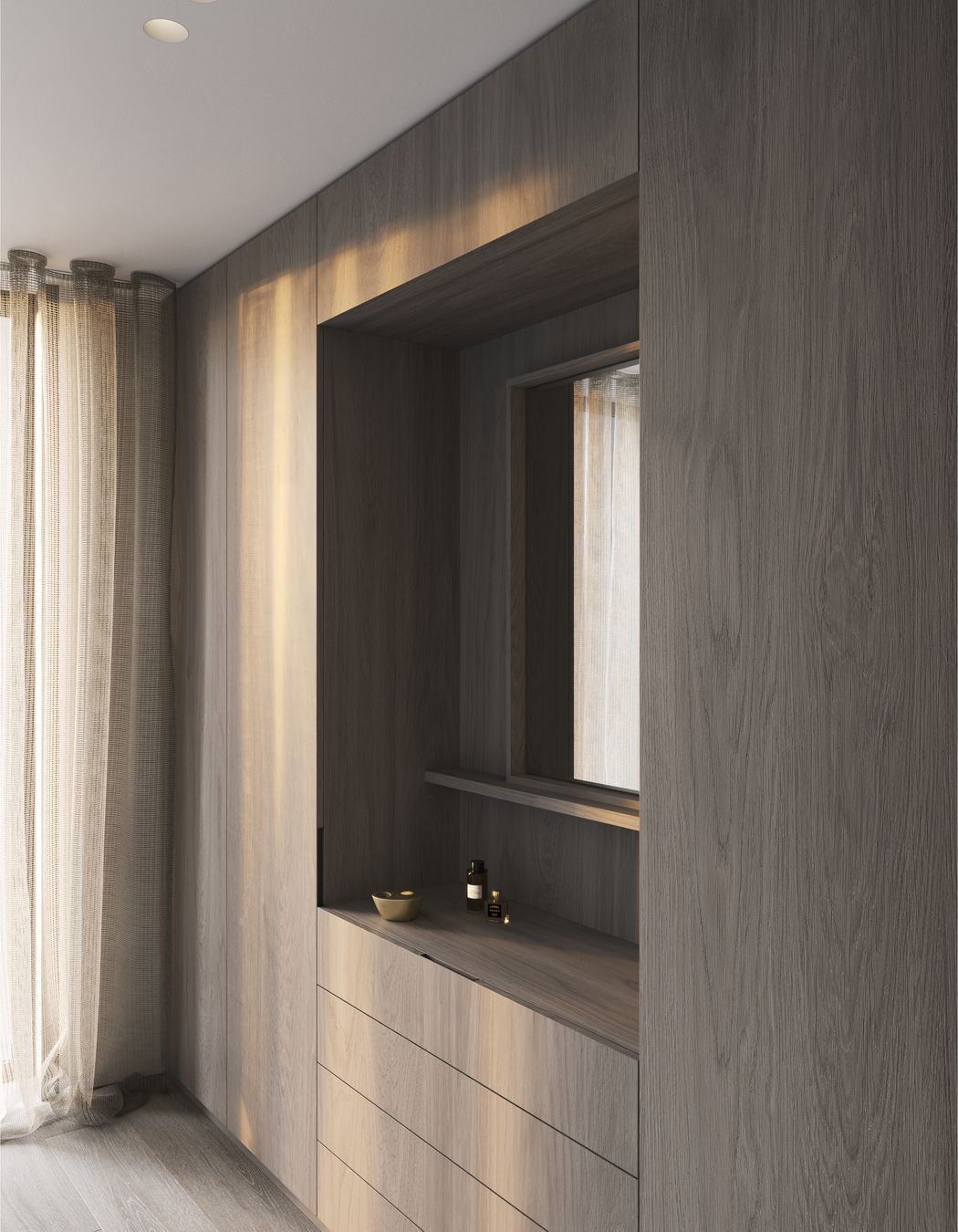 Generous storage is provided for daily and long-term convenience.