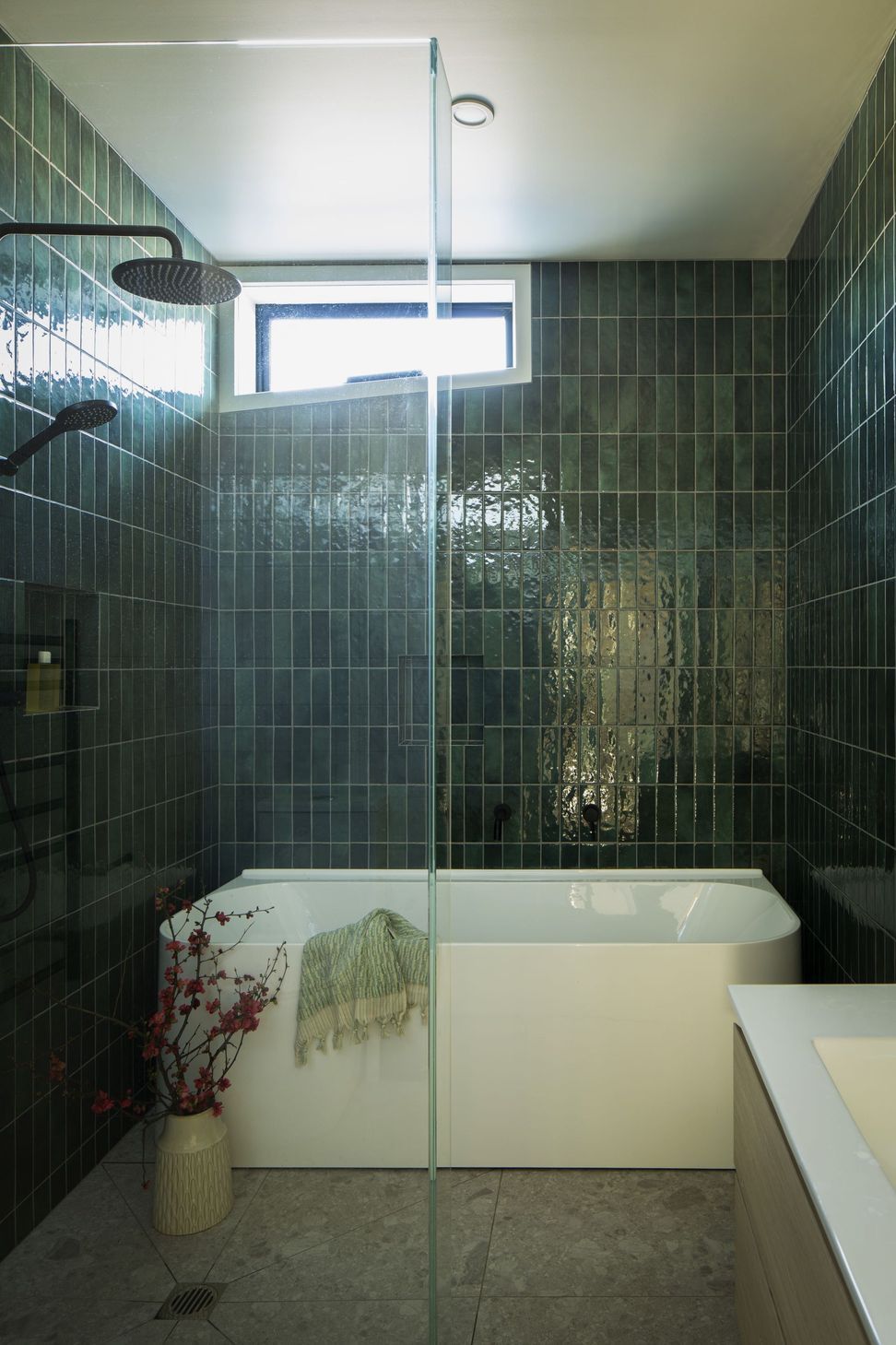 Emerald Green Family Bathroom