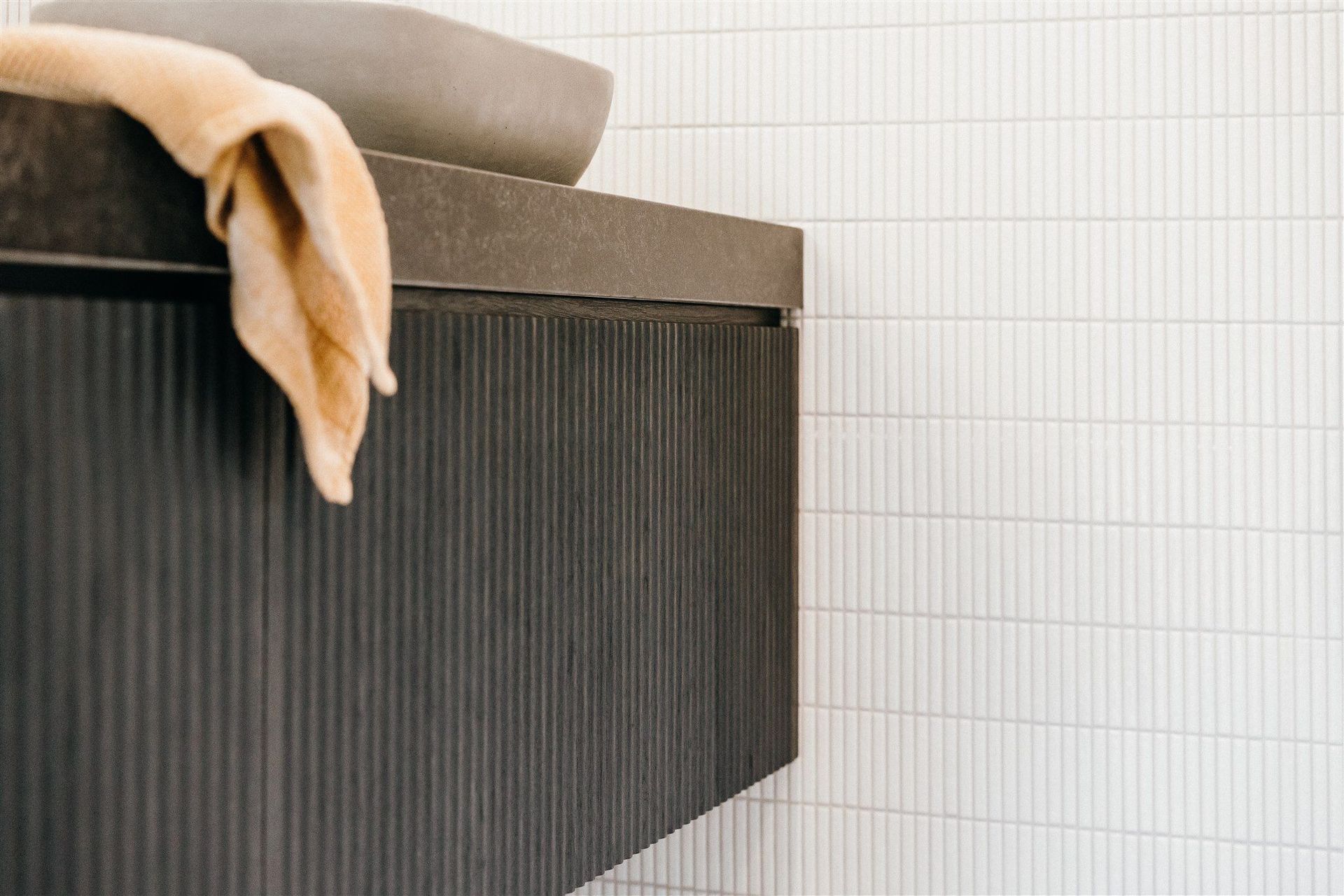 Modern + Textured Ensuite