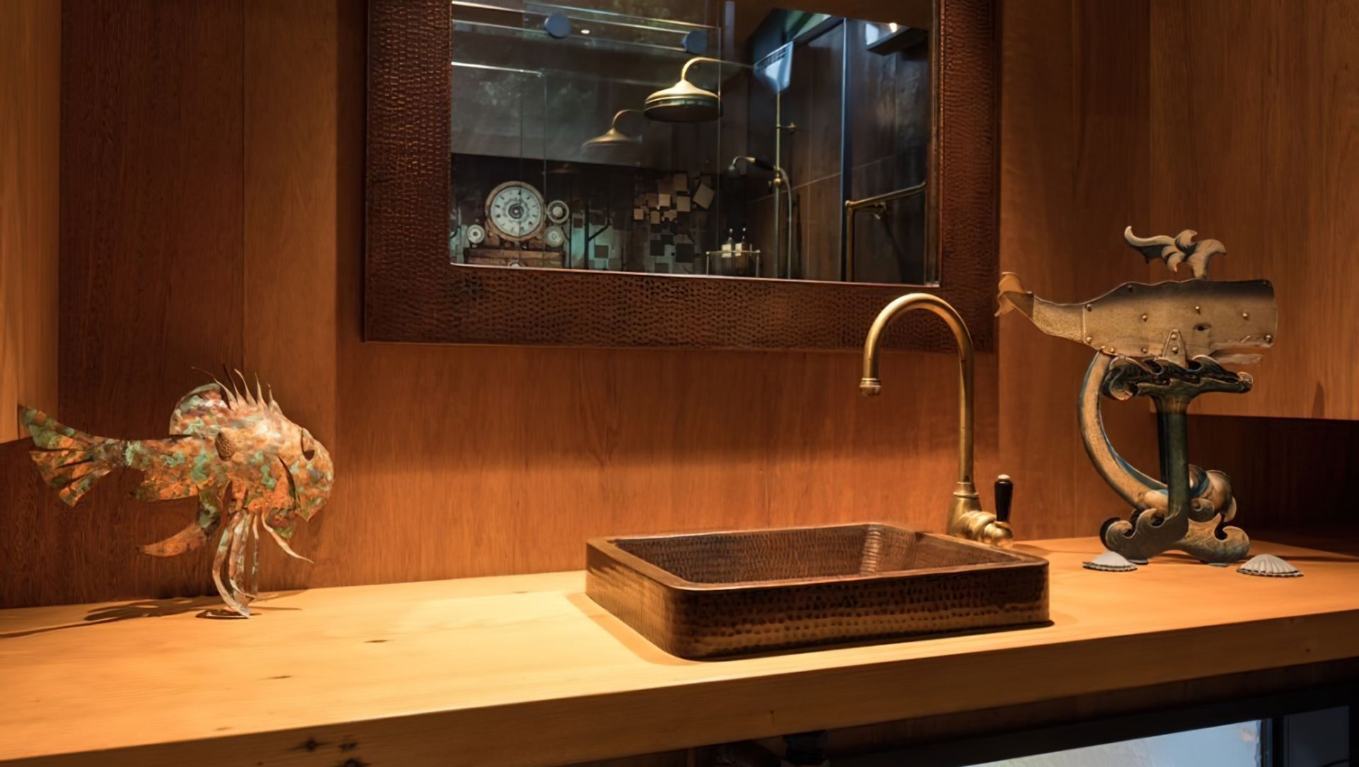 Steampunk Bathroom banner