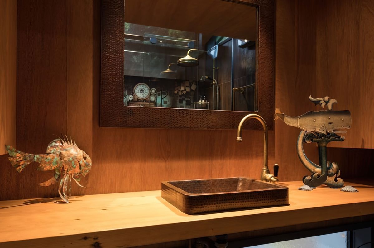 Steampunk Bathroom
