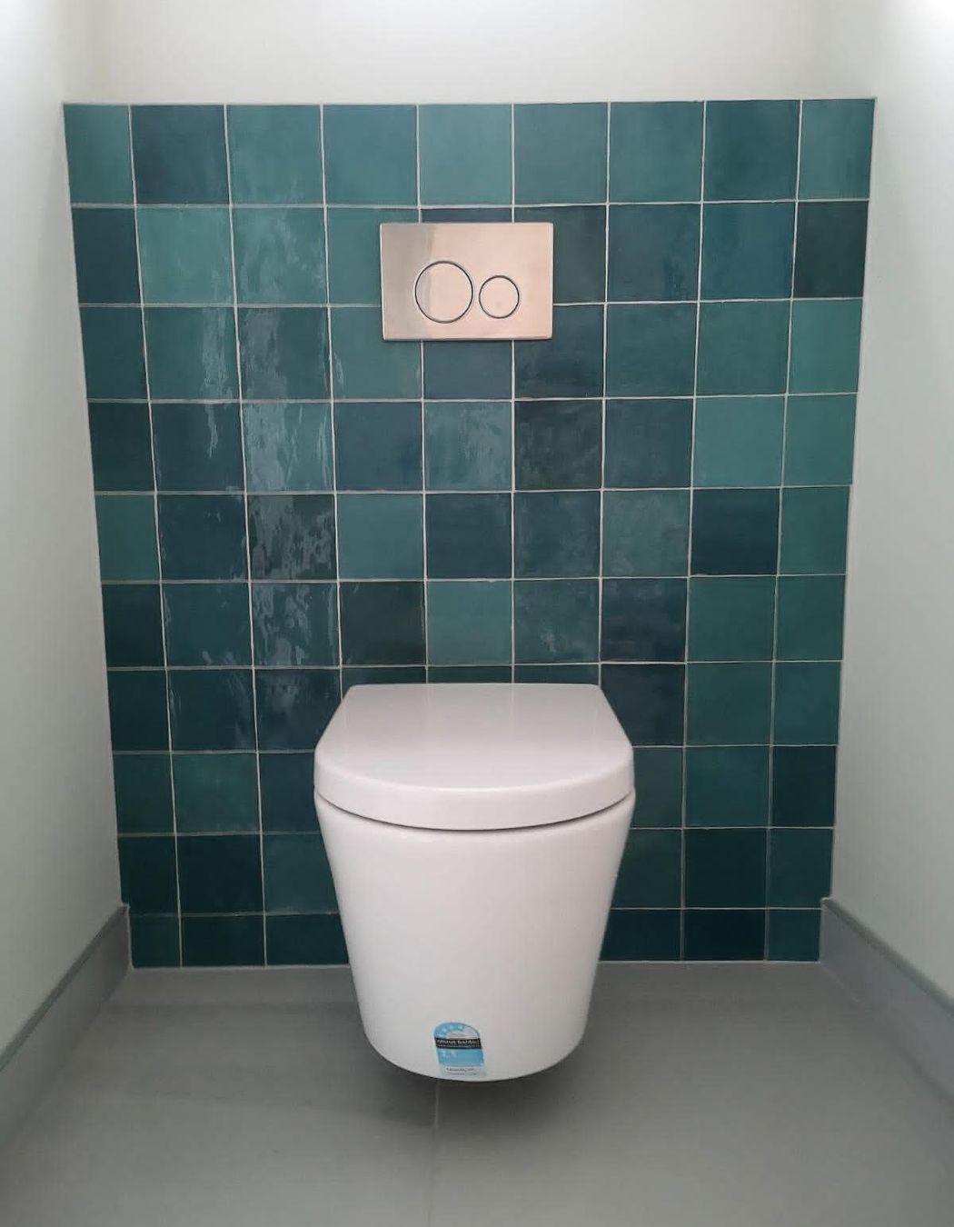 Aqua Bathroom Tiling