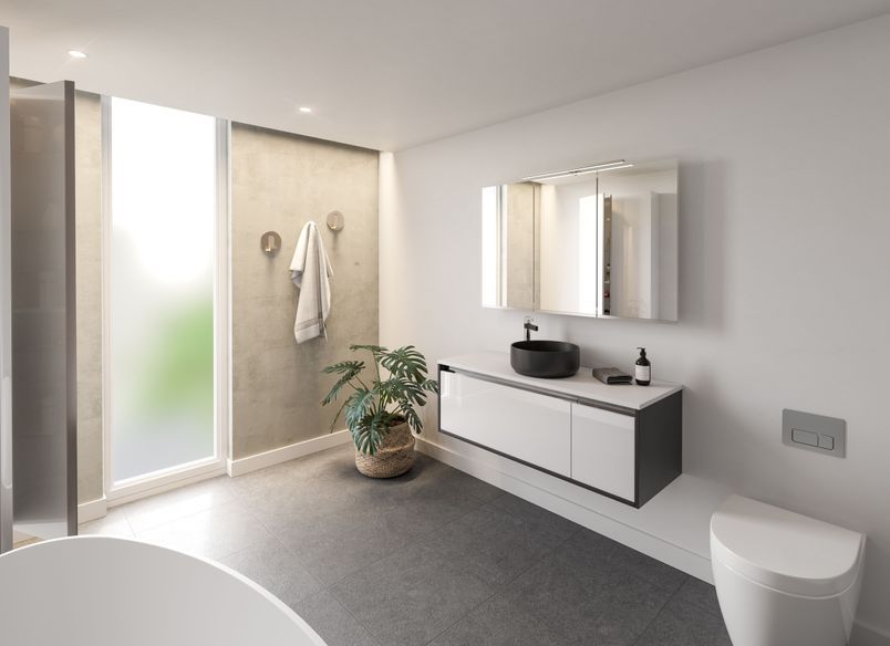 PureCoat™ keeps St Michel bathroomware gleaming