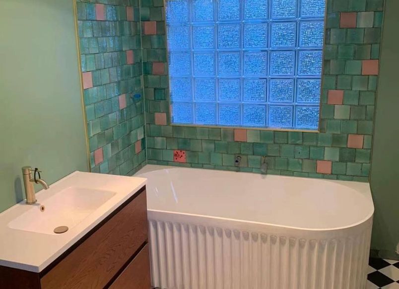 Damn Good Tiling - feature mosaic tiling