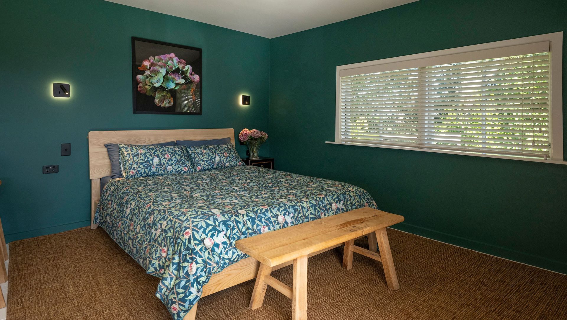 Saturated colours to create cosy cottage haven