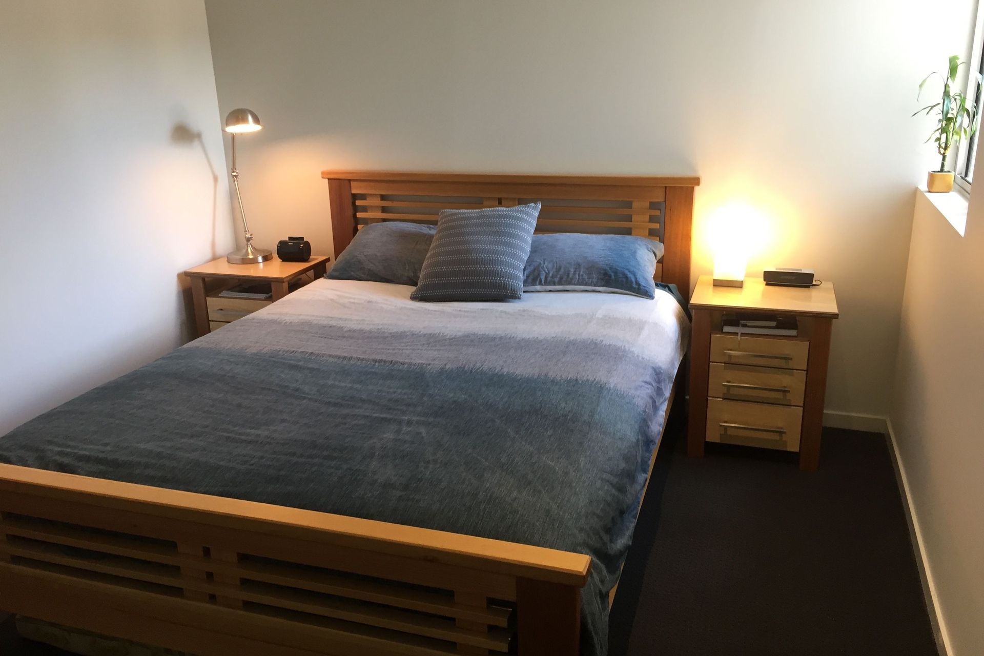 Completed in 2011: Oriental style timber bed suite. Primary timber species: Tasmanian Oak