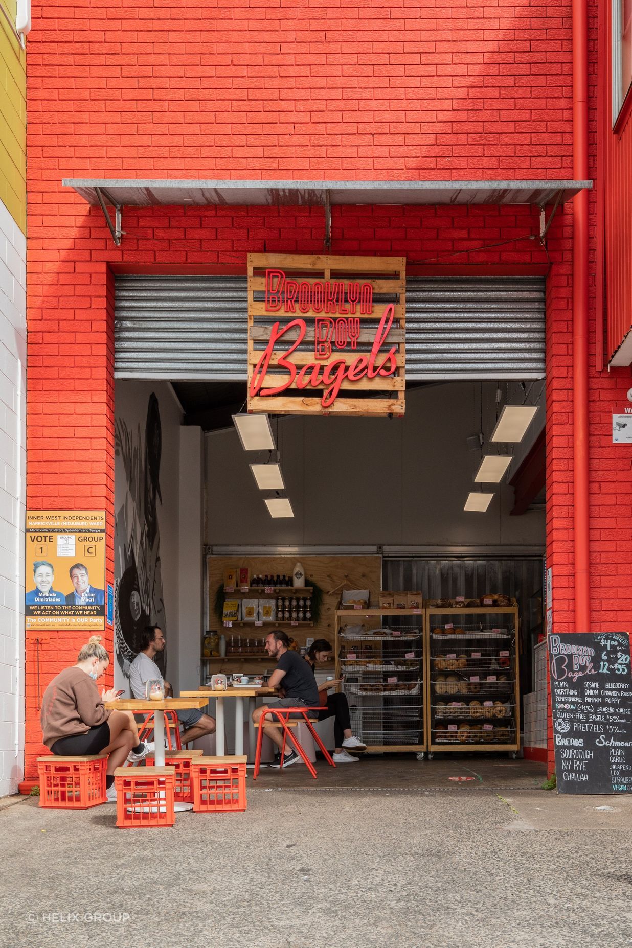 Brooklyn Boy Bagels Marrickville by Helix Group ArchiPro AU