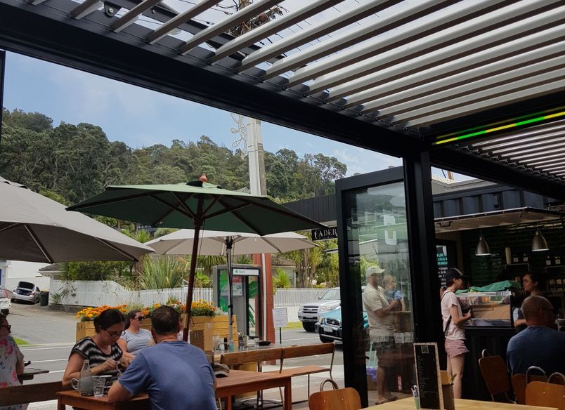 Transforming the Moxi Cafe with Louvre Roofs