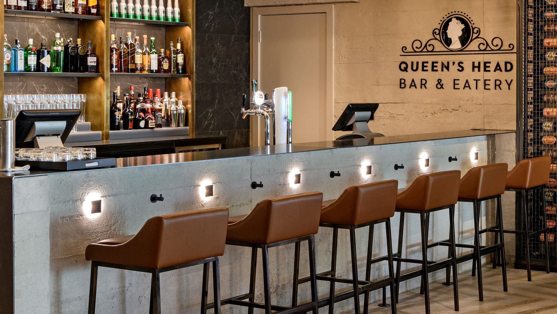 Queen's Head Bar & Eatery, Four Points Sheraton banner