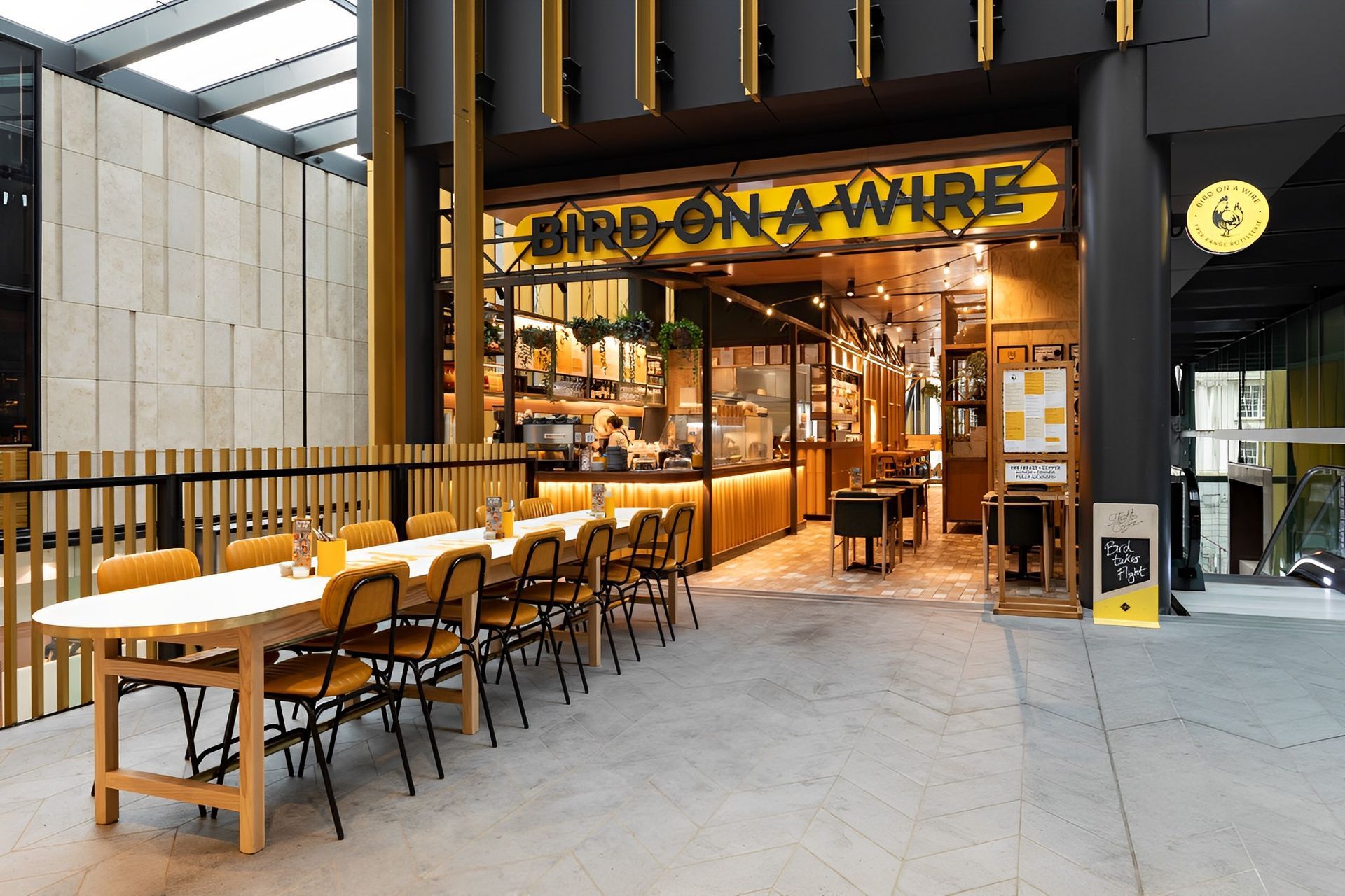 Bird on a Wire - Commercial Bay