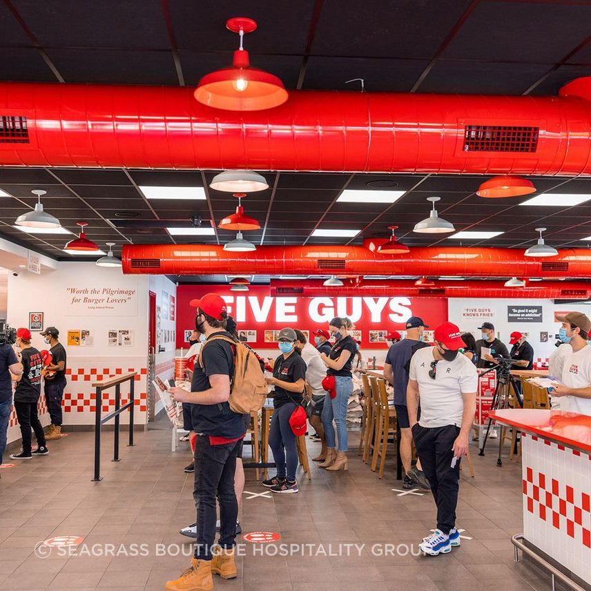 Five Guys, Penrith by COOOP ArchiPro AU
