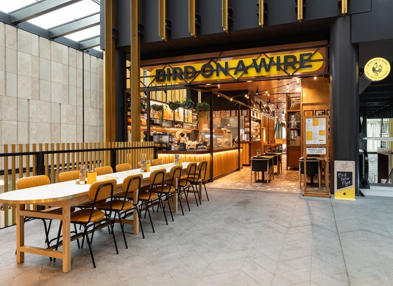 Bird on a Wire - Commercial Bay