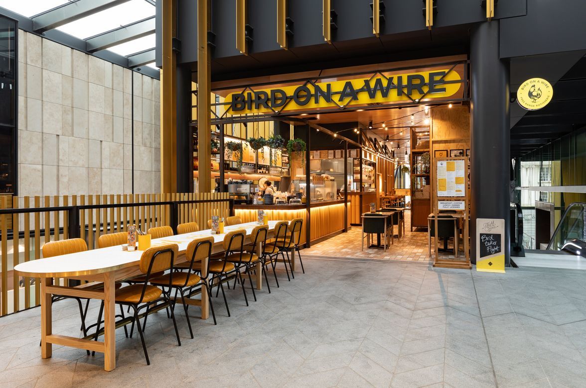 Bird on a Wire - Commercial Bay