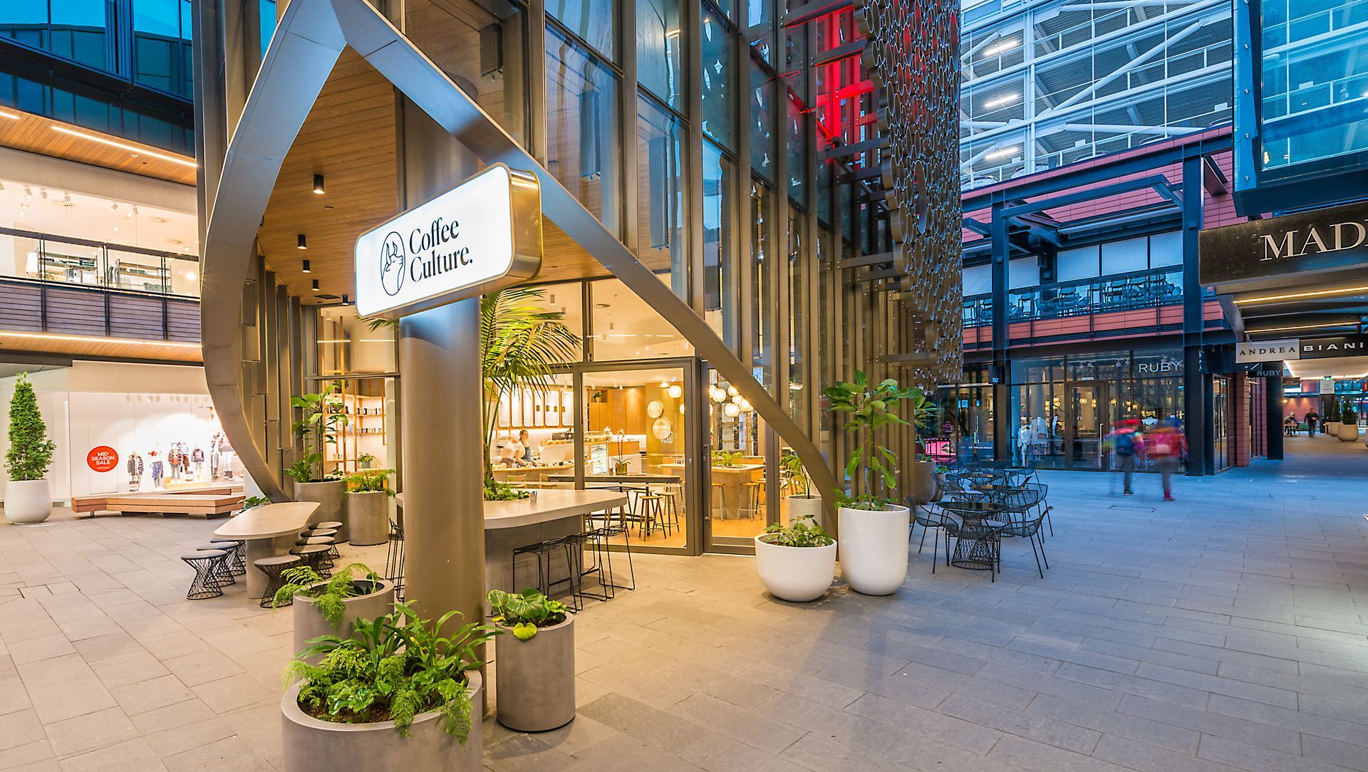 Coffee Culture, The Crossing banner