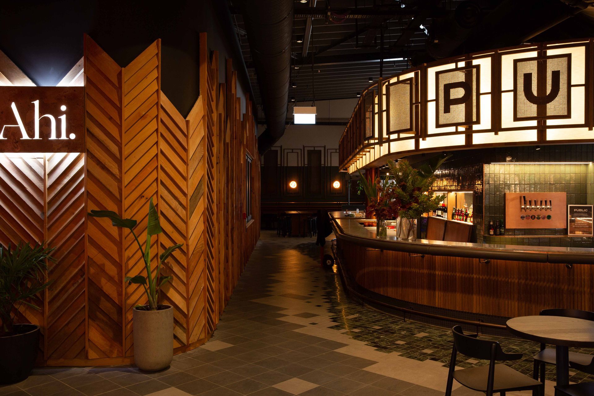 PwC Tower and Harbour Eats