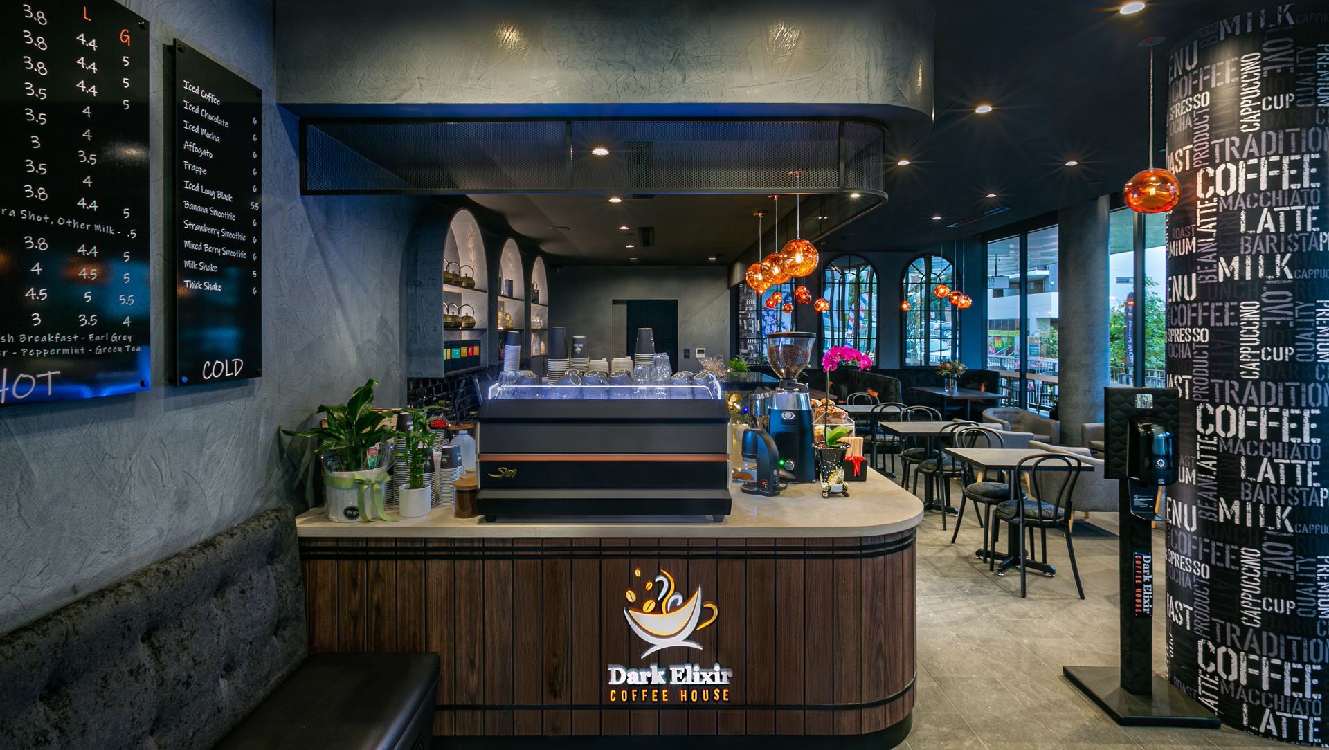 Dark Elixir Café banner