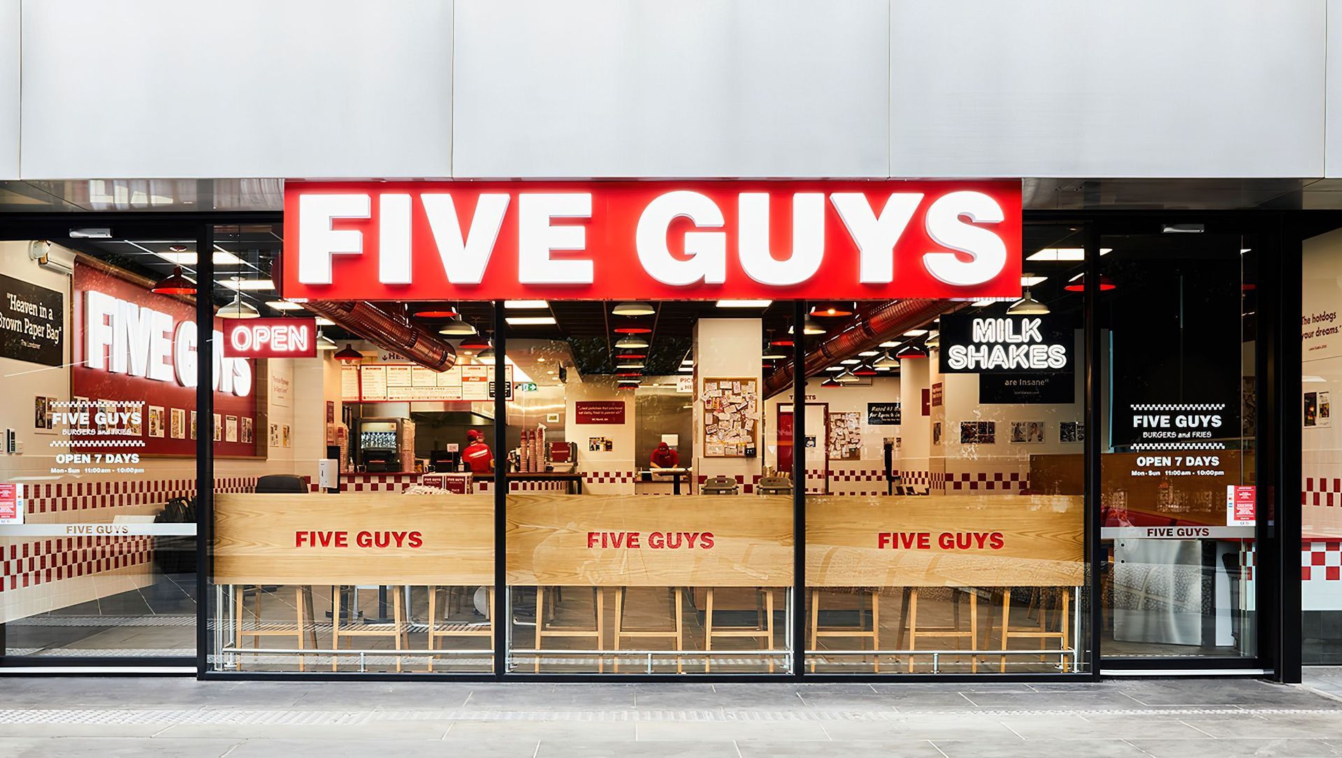 Five Guys, Southbank, Victoria banner