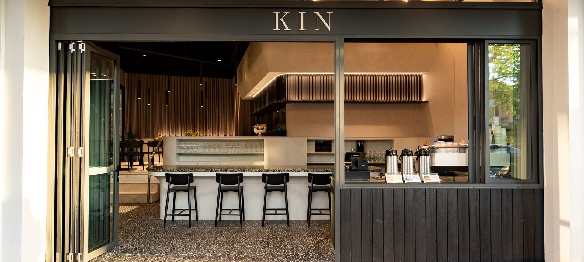 Kin Cafe + Wine Bar Lane Cove by Helix Group ArchiPro AU