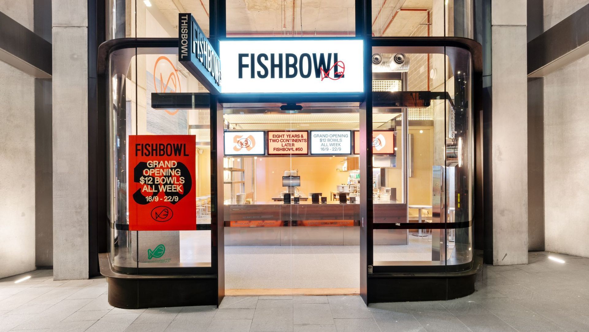 FISHBOWL- George Street banner