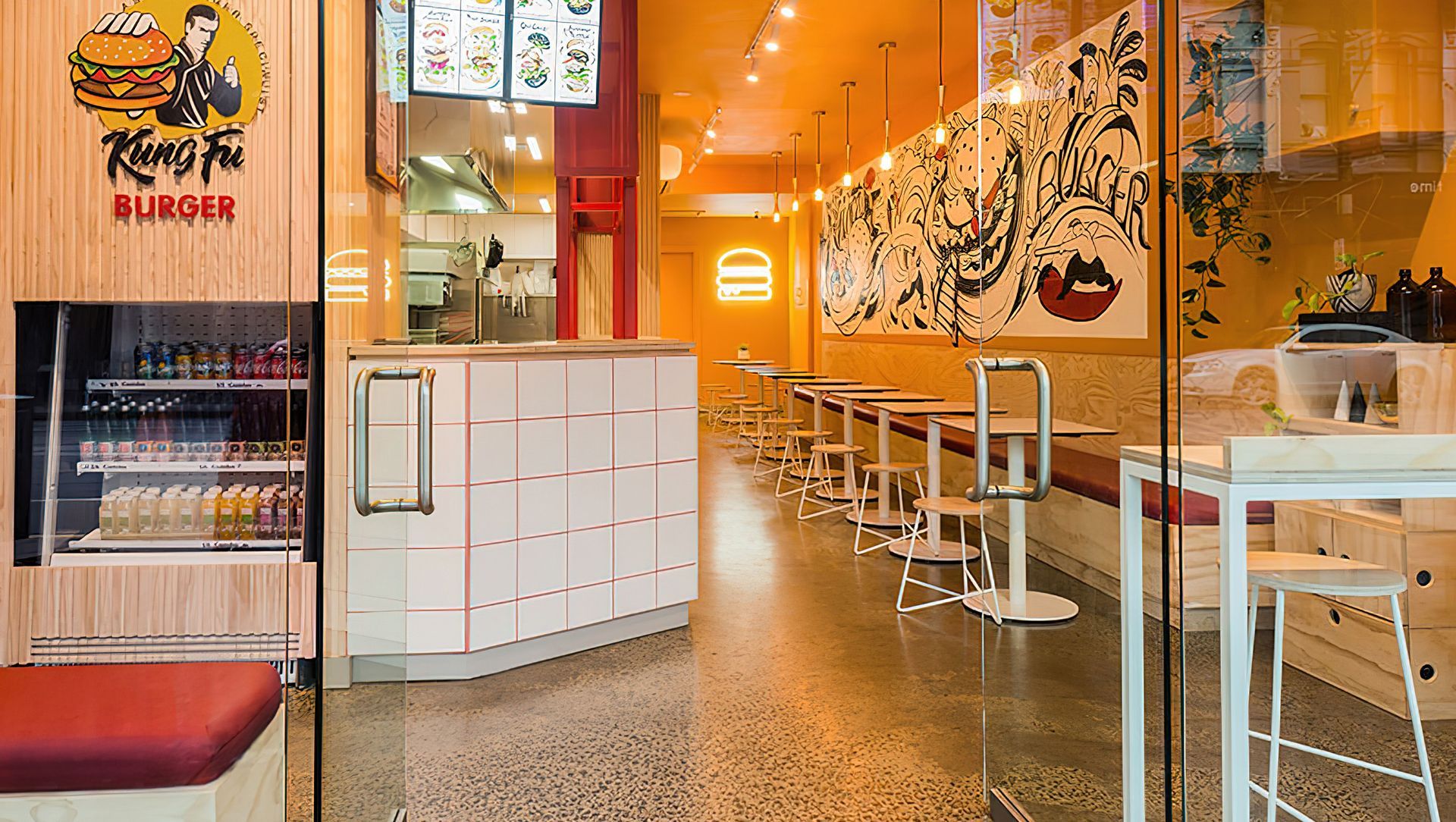 KUNG FU BURGER banner