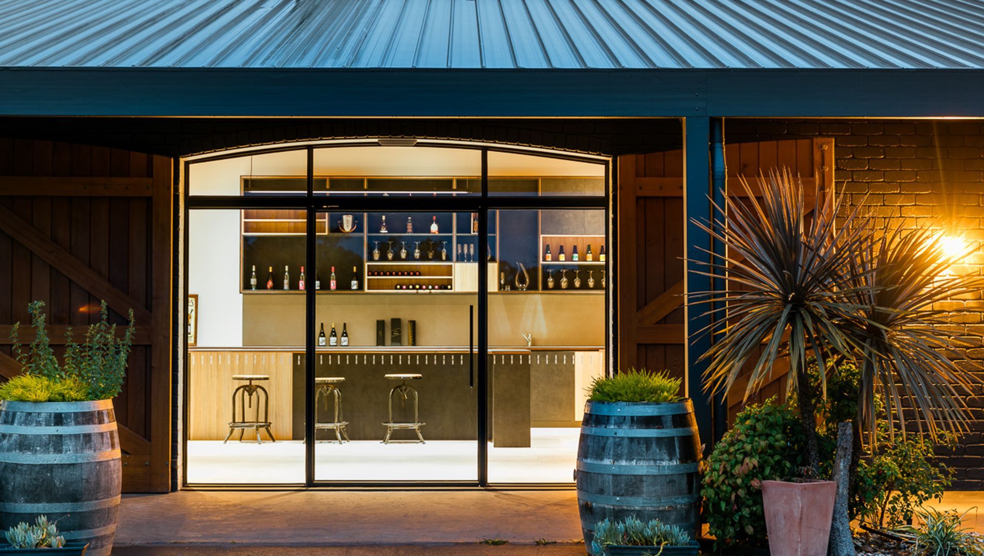 Karina Vineyard, Cellar Door banner