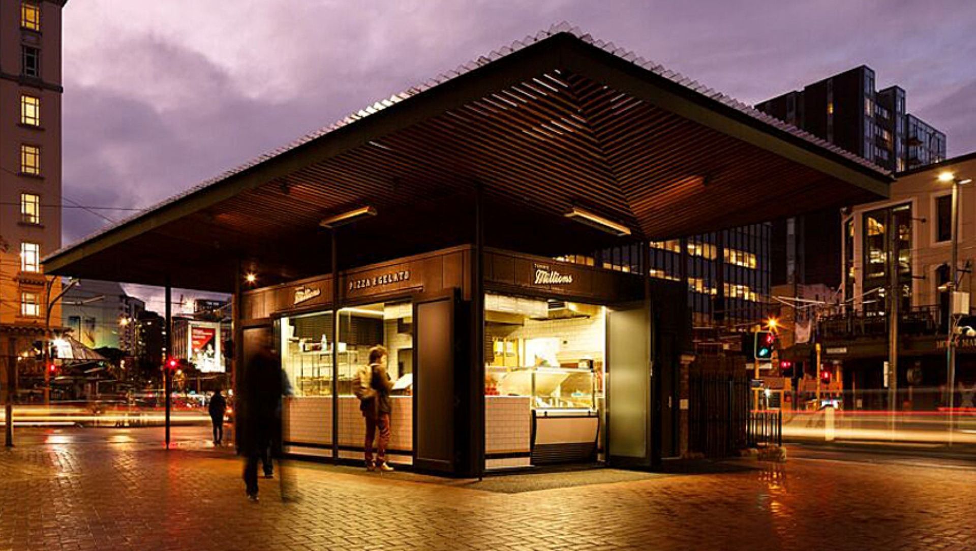Taranaki Street Kiosk banner