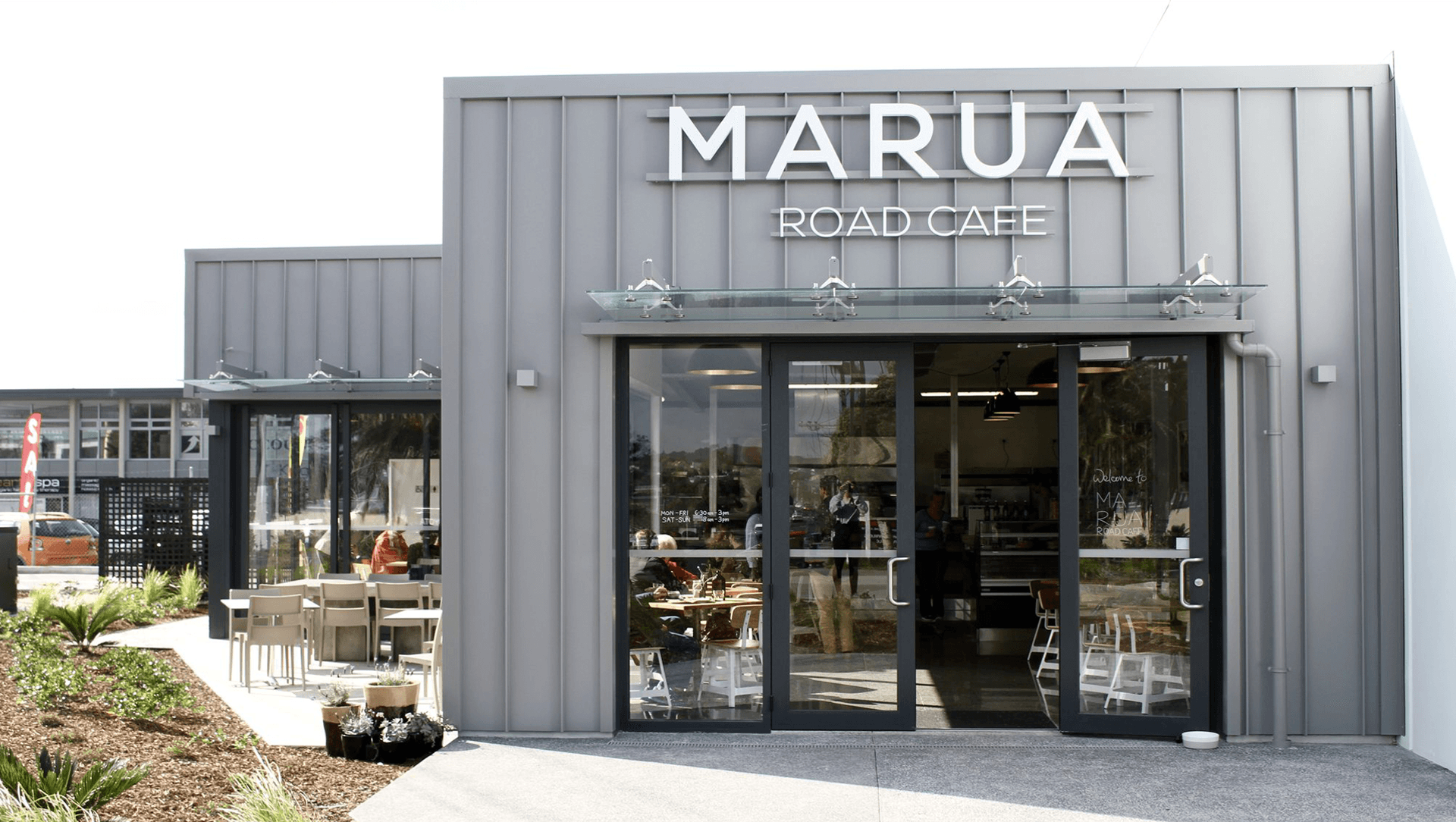 Marua Road Cafe banner