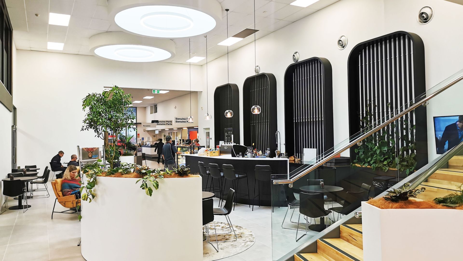 Farmer Auto Village Cafe and Office Mezzanine banner