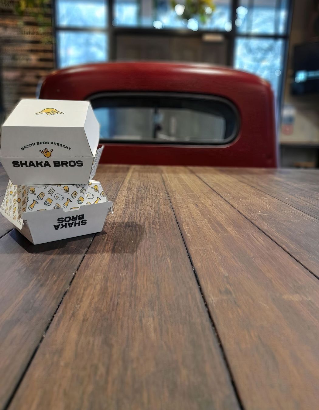 Funky Use Of Bamboo At Shaka Bros In Christchurch