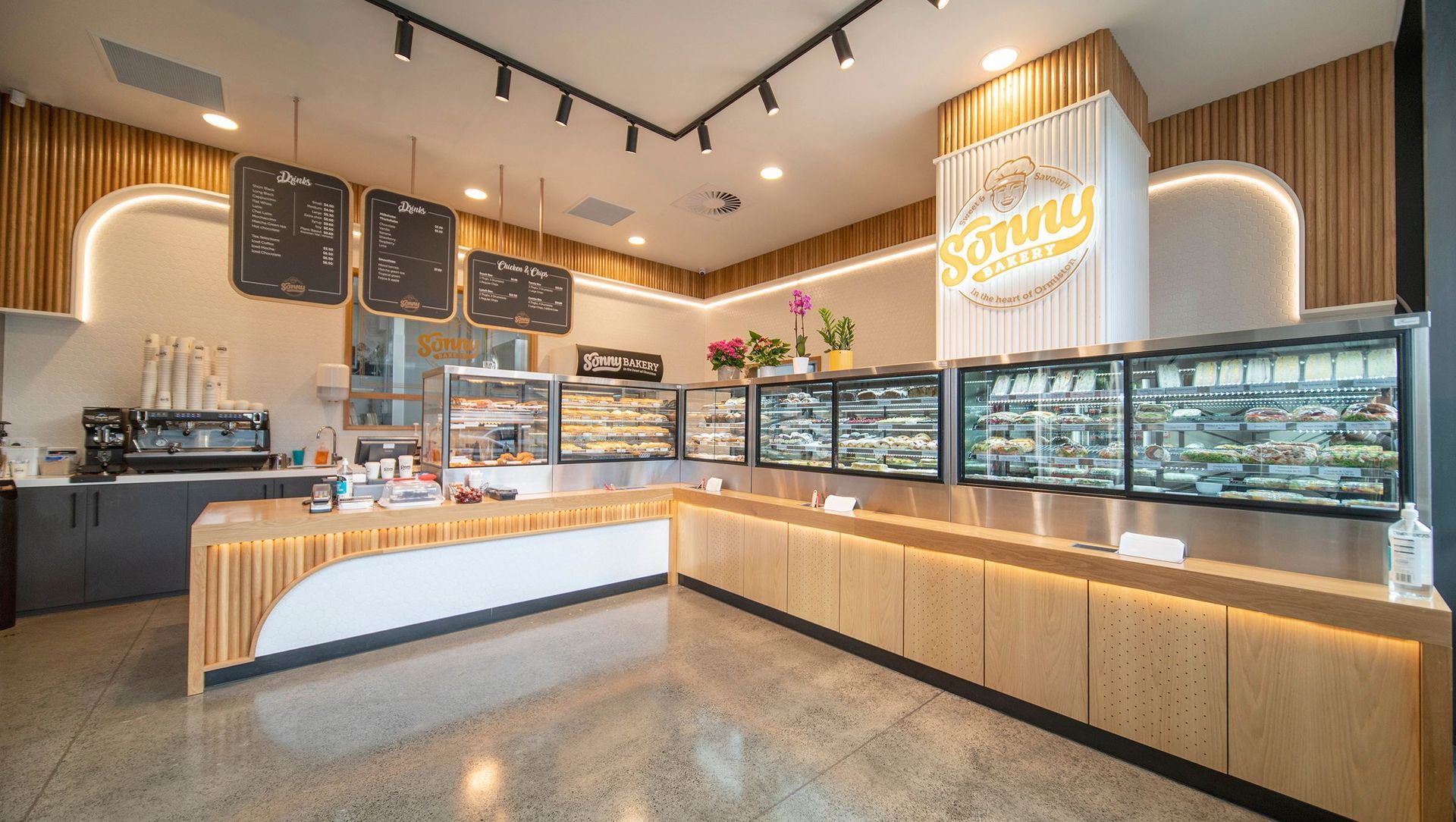 Sonny Bakery, Ormiston Town Centre banner