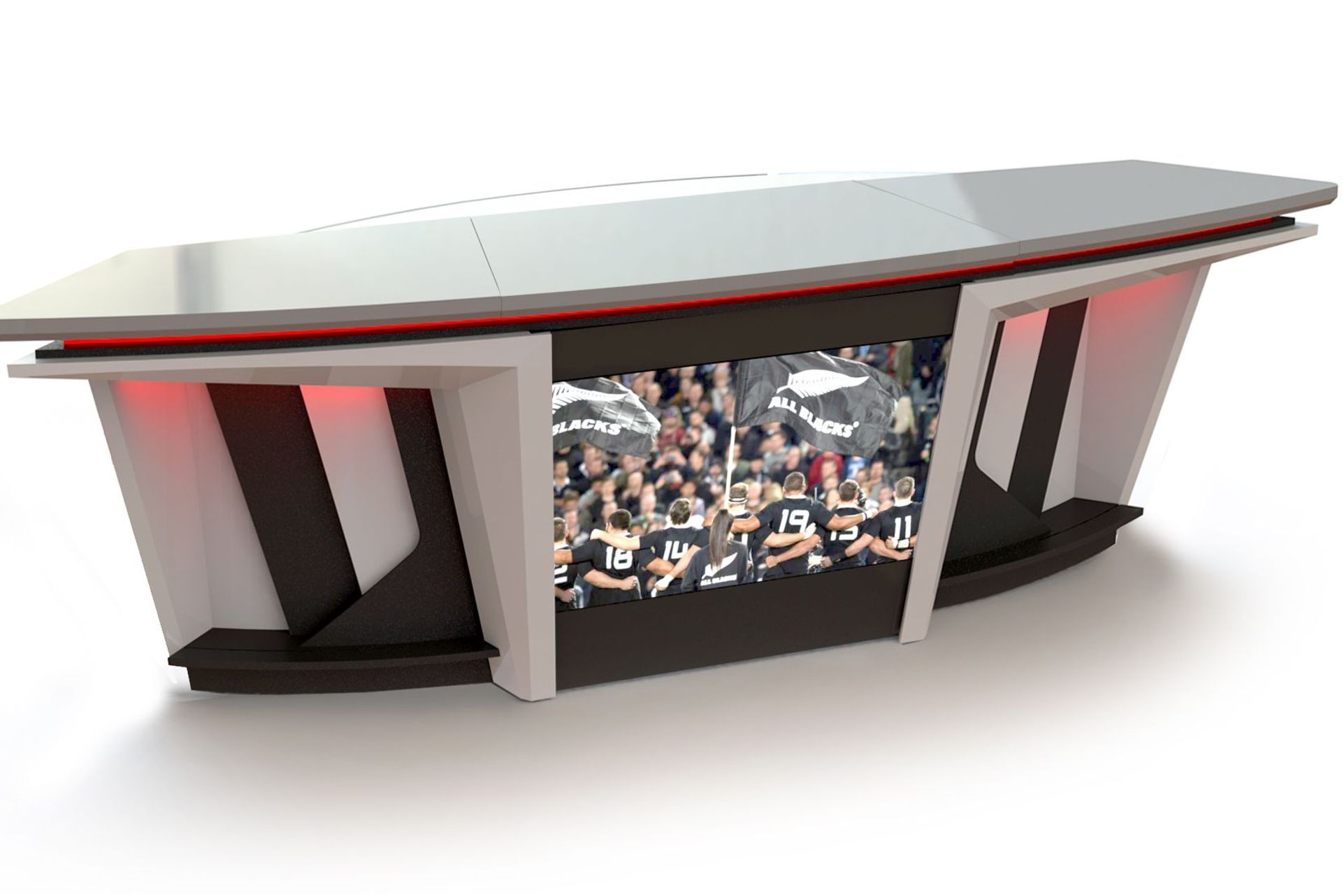 Portable Broadcasting Desk Sky Sport NZ